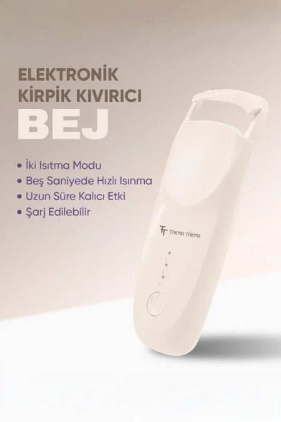 Takma Takma EKCB Kirpik Kıvırıcı / Bej — Bej