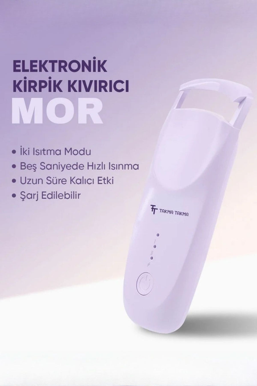Takma Takma EKCM Kirpik Kıvırıcı / Mor — Mor