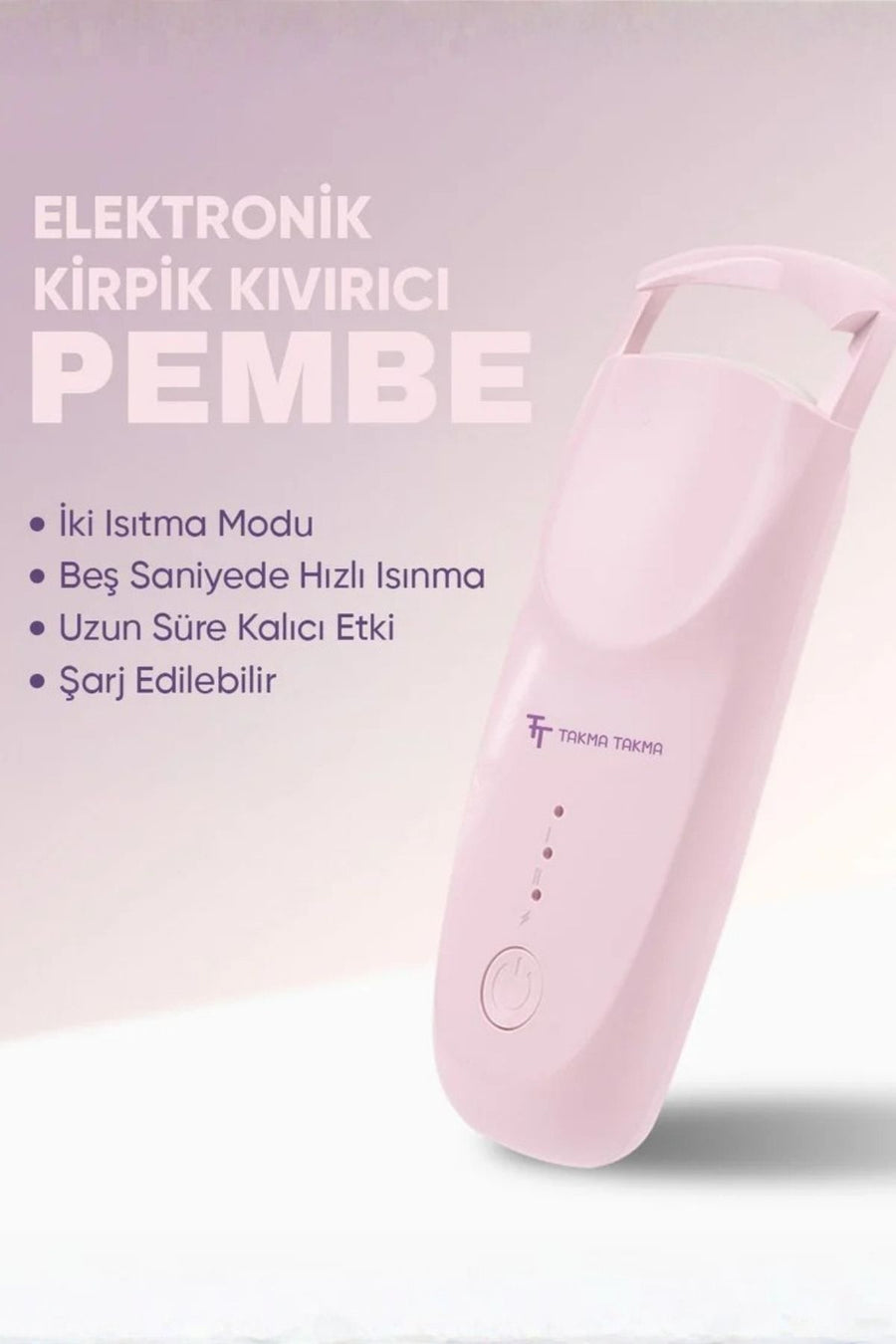Takma Takma EKCP Kirpik Kıvırıcı / Pembe — Pembe