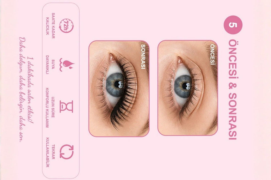 Takma Takma RG3CE0001 Kirpik Kendinden Yapışkanlı Cat Eye Style Desert Rose — Siyah