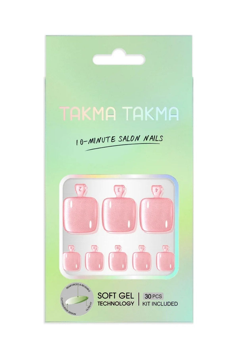 Takma Takma MAYT-3538 Ayak Tırnak Seti — Pembe