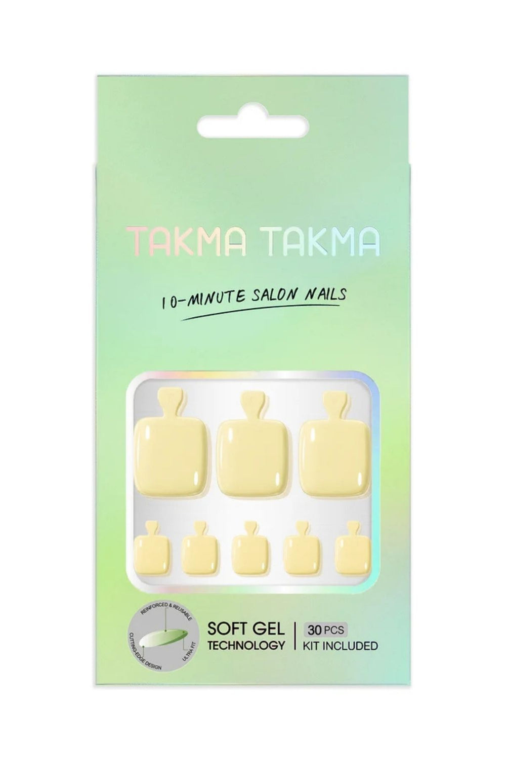 Takma Takma MAYT-3533 Ayak Tırnak Seti — Sarı