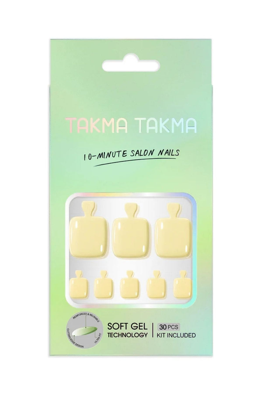 Takma Takma MAYT-3533 Ayak Tırnak Seti — Sarı
