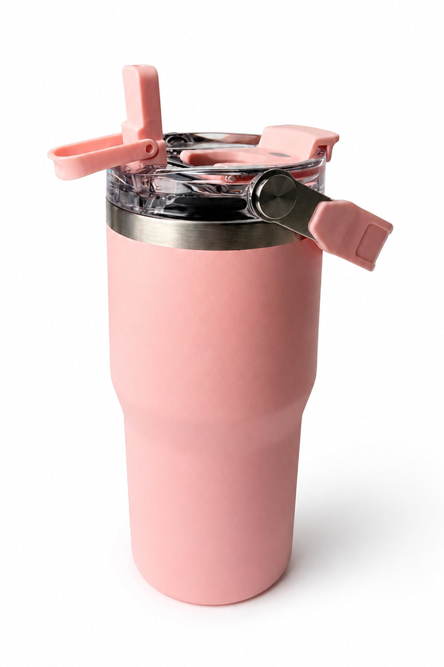 Diller MLH9168 Üstten Tutma Kulplu Termos 620ml Pembe — Pembe