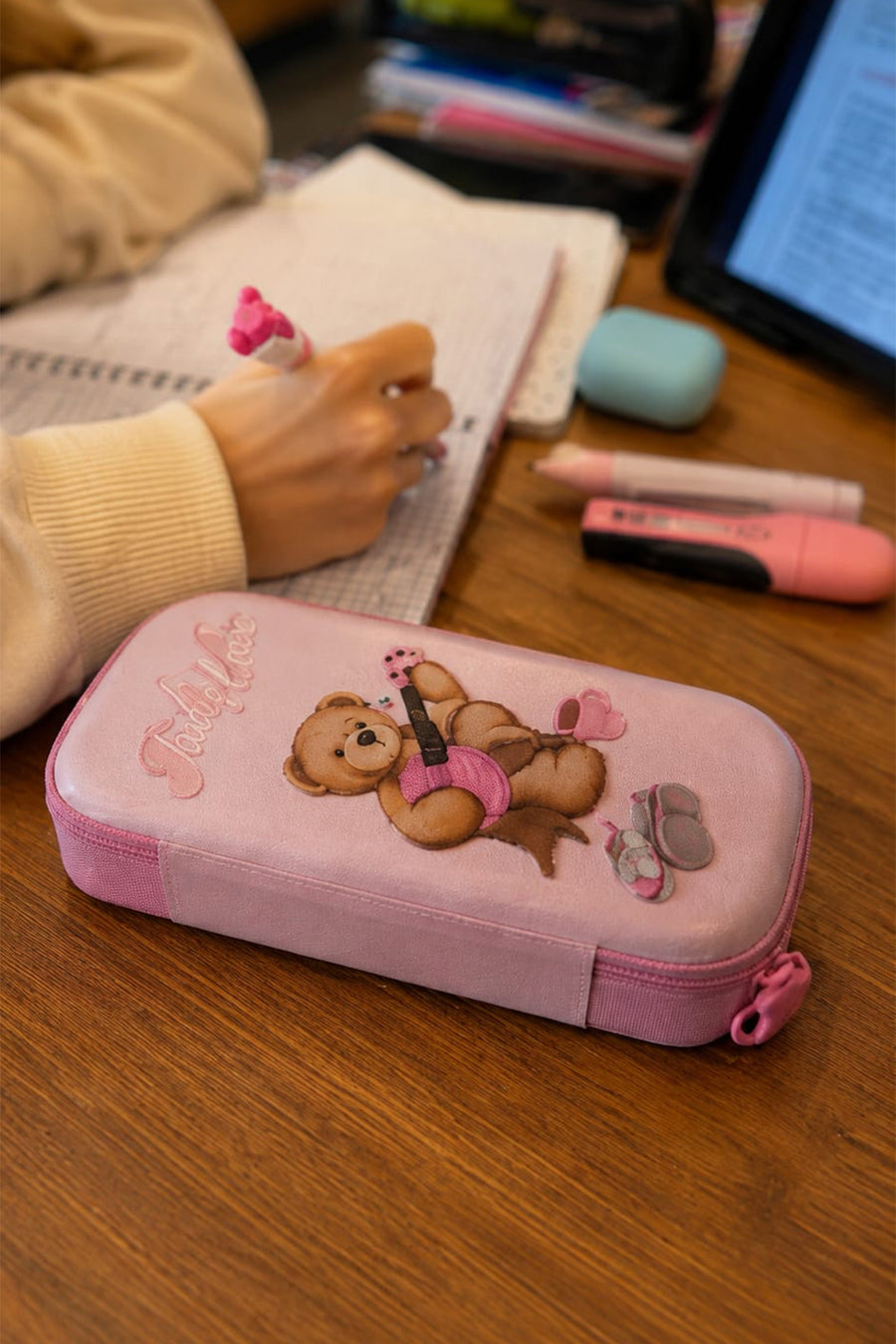 Yoyoso Teddy IslandSerisi  Pembe Eva Kalem Kutusu — Pembe