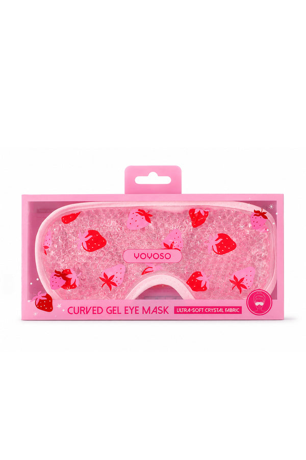 Yoyoso Çilek Jel Göz Maskesi — Pembe