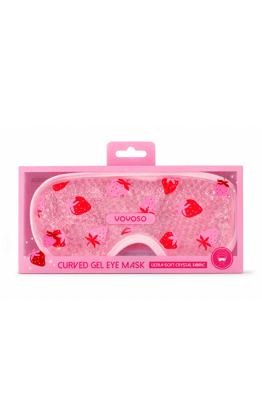 Yoyoso Çilek Jel Göz Maskesi — Pembe