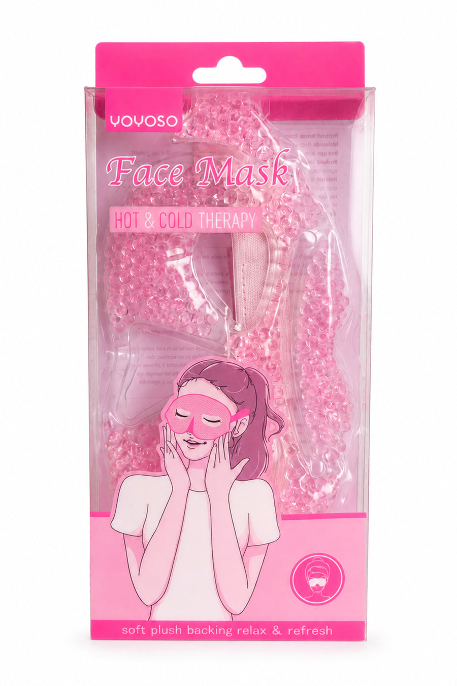 Yoyoso Dinlendirici Jel Maske — Pembe