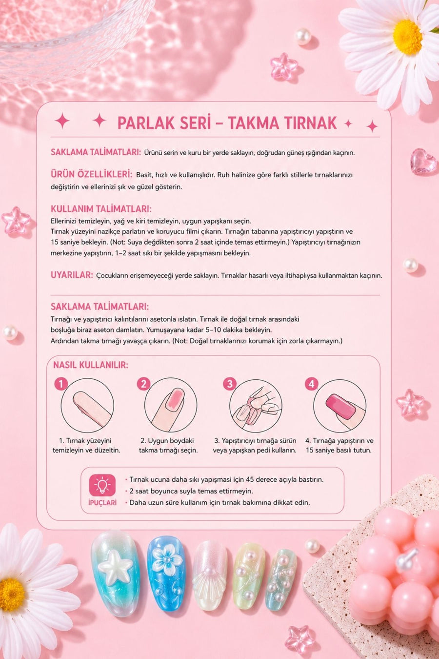 Yoyoso Takma Tırnak Okyanus — Mor