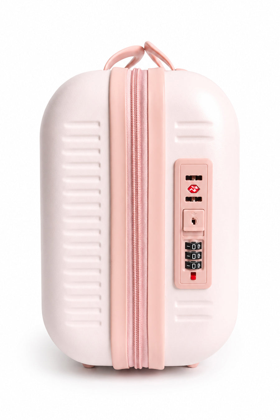 Yoyoso 32*25*16 Kolay Taşınabiliri Kozmetik Valizi Beyaz — Pembe