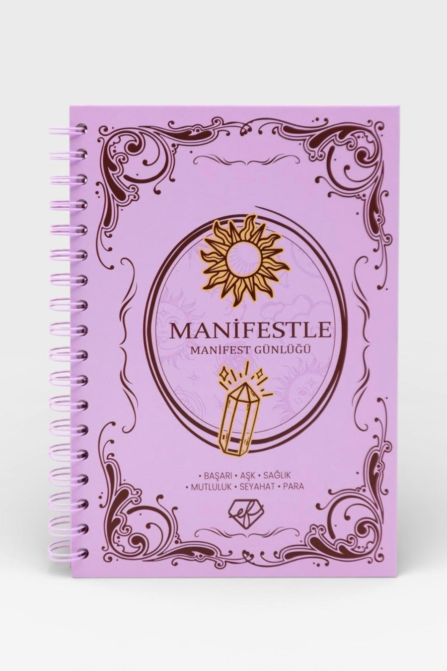 Ef Butik Mor Güneş Detaylı Manifest Defteri — Mor