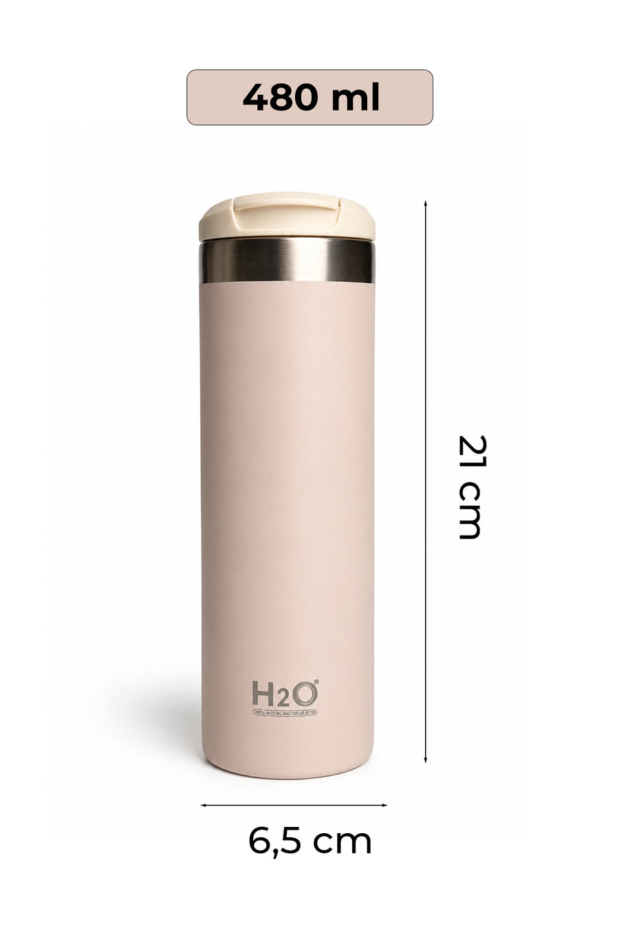 H2O60280 TERMOS KUPA * 480 ML * PEMBE — Pembe