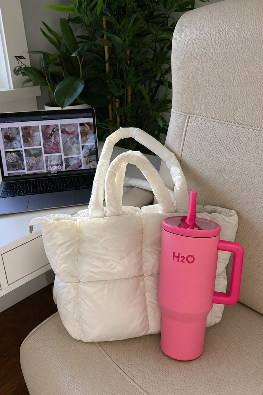 H2O60311 TERMOS KUPA PIPETLI * 600 ML * PEMBE — Pembe
