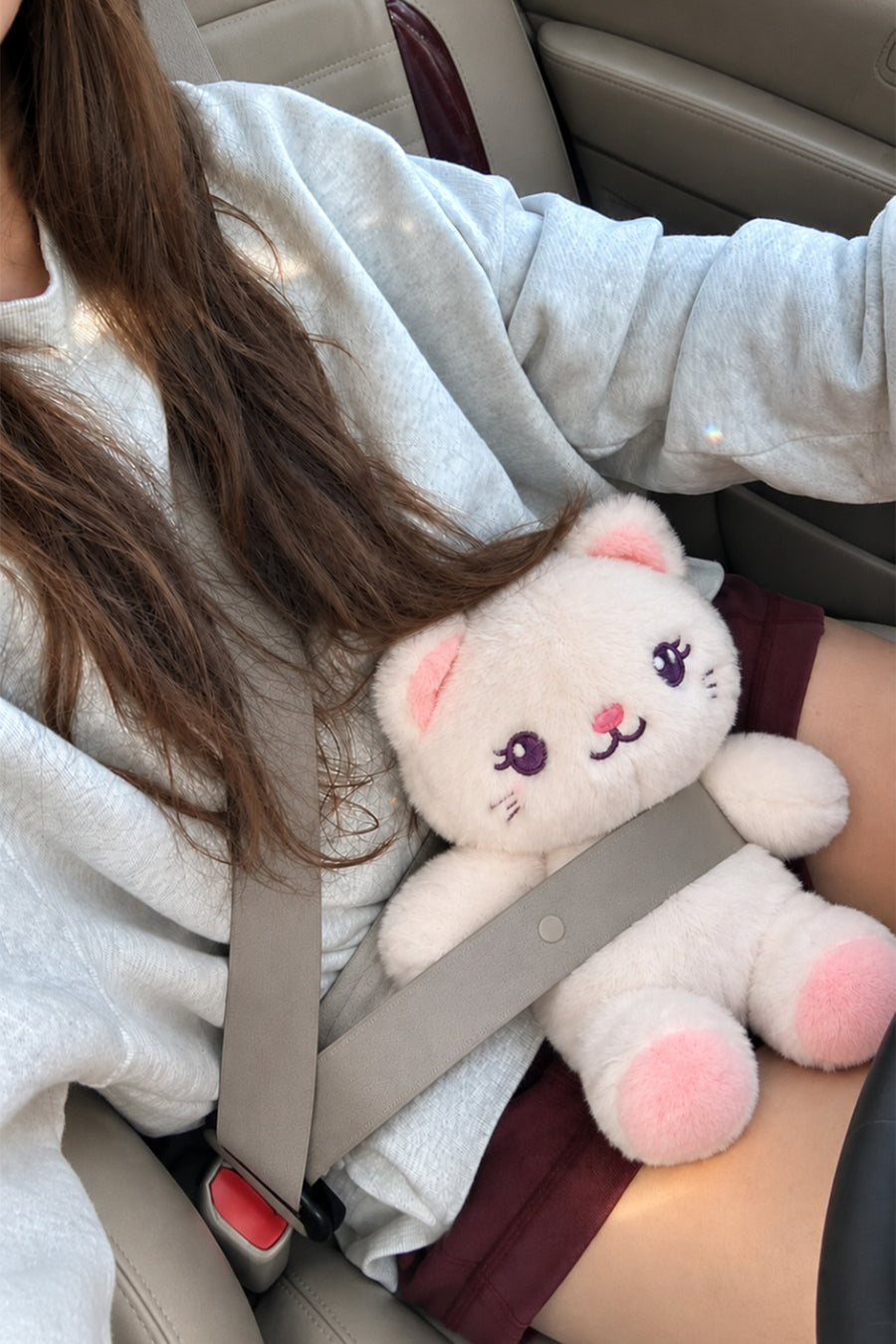 SELAY 9883 KEDİ 20 CM — Beyaz
