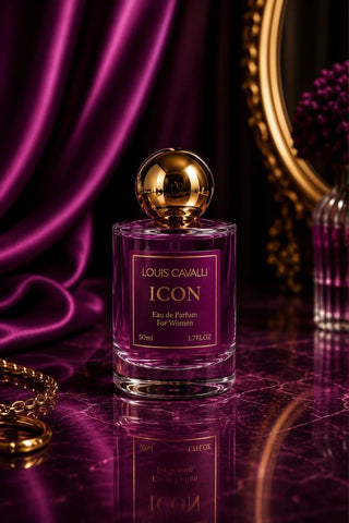 Louis Cavalli Icon Çantalı Parfüm Seti — Mor