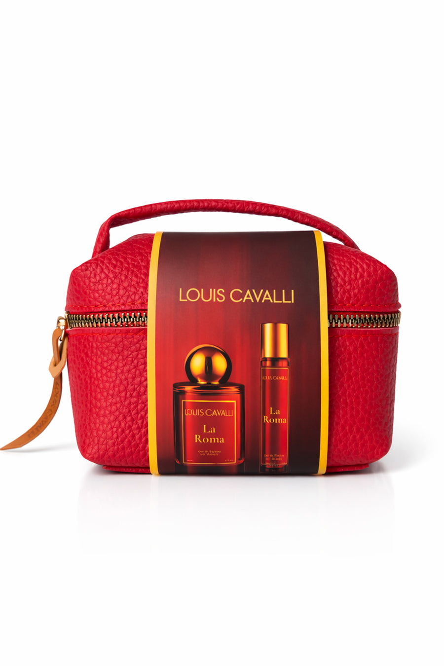 Louis Cavalli La Roma Çantalı Parfüm Seti — Kırmızı