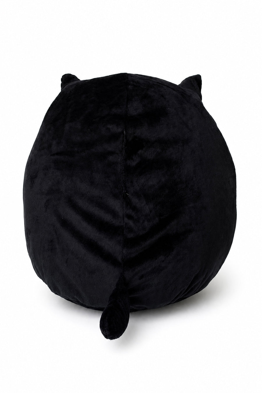 Kara Kedi Dekoratif Pelüş Yastık 35 cm Siyah — Siyah