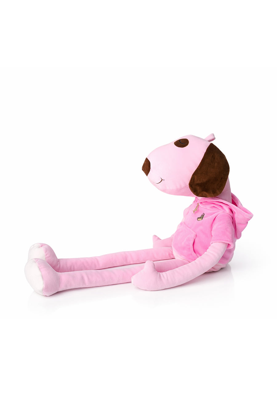 Uzun Bacaklı Pembe Hediyelik, Dekoratif Peluş 90 cm — Pembe