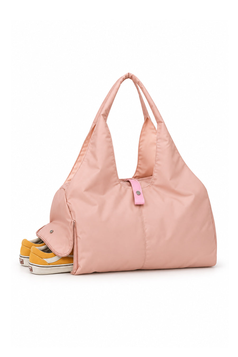 Ecrou Mat Taşımalı Omuz Çantası Pembe — Pembe