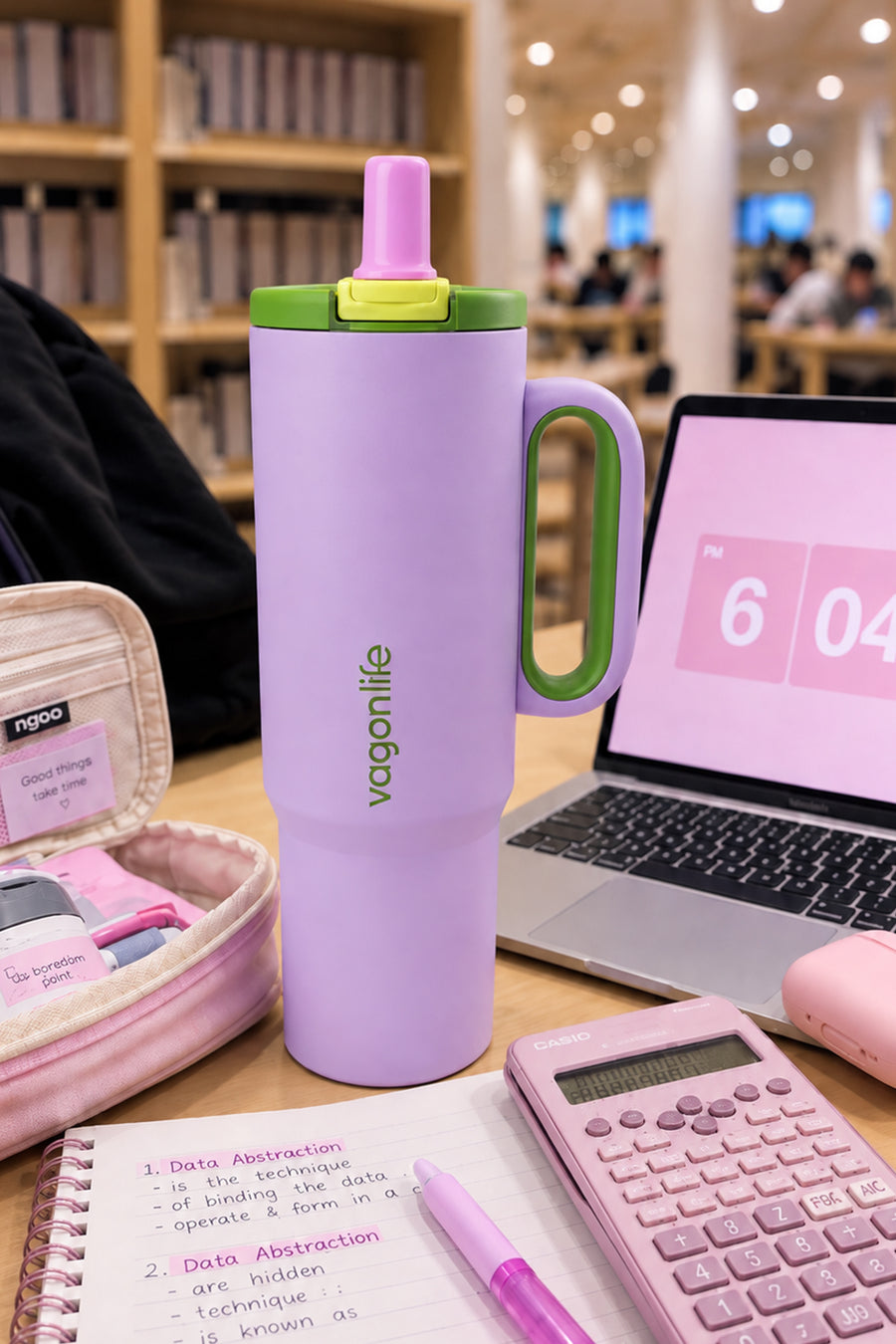 Vagonlife VGN1114 Daily 1200 ML Termos Lila / MOR — Mor