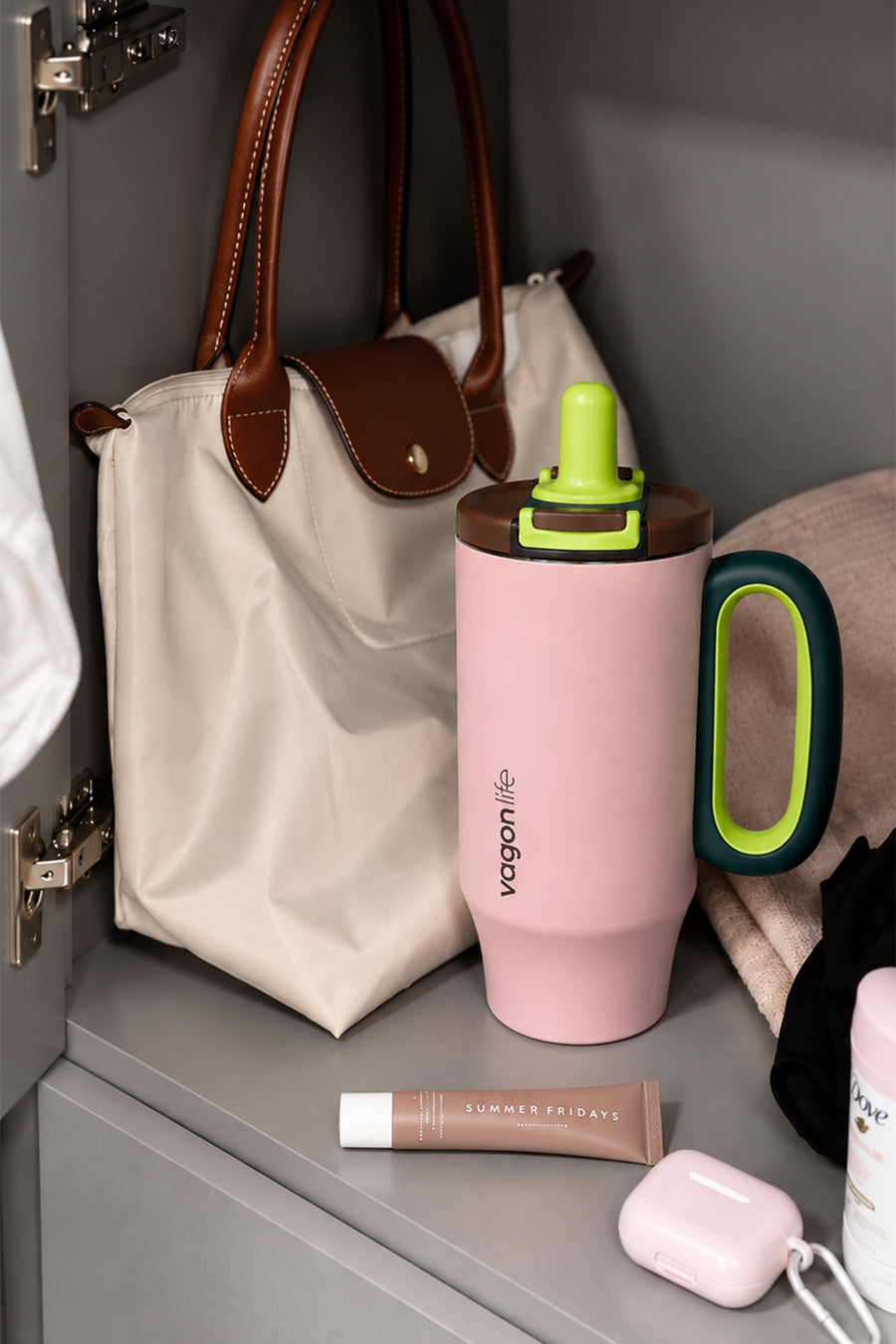 Vagonlife VGN1113 Daily 680 ML Termos Pembe — Sarı