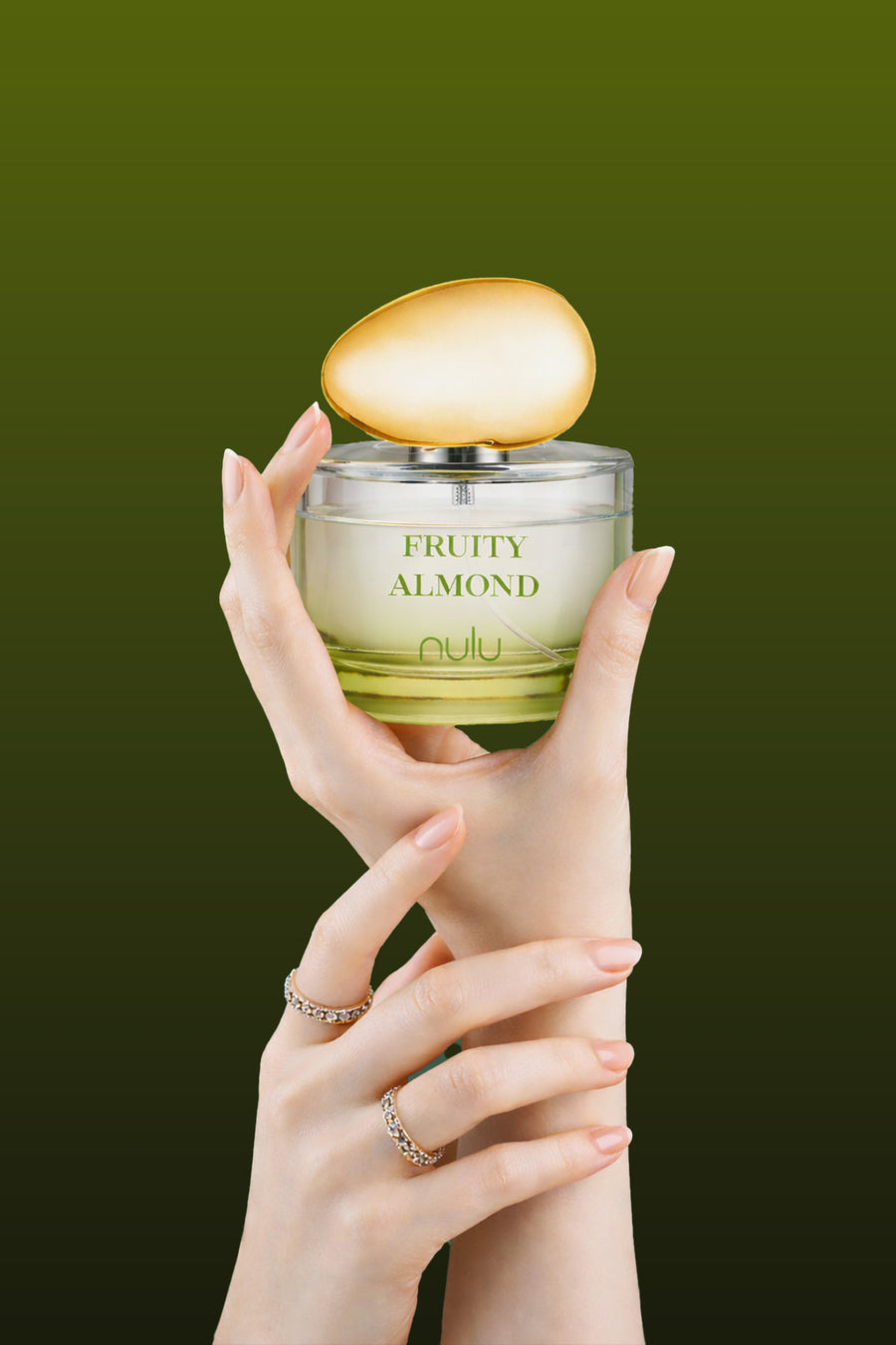 Nulu Fruity Almond Kadın Parfüm 100ml — Yeşil
