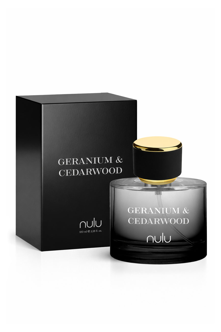 Nulu Geranium & Cedarwood Erkek Parfüm 100ml — Siyah