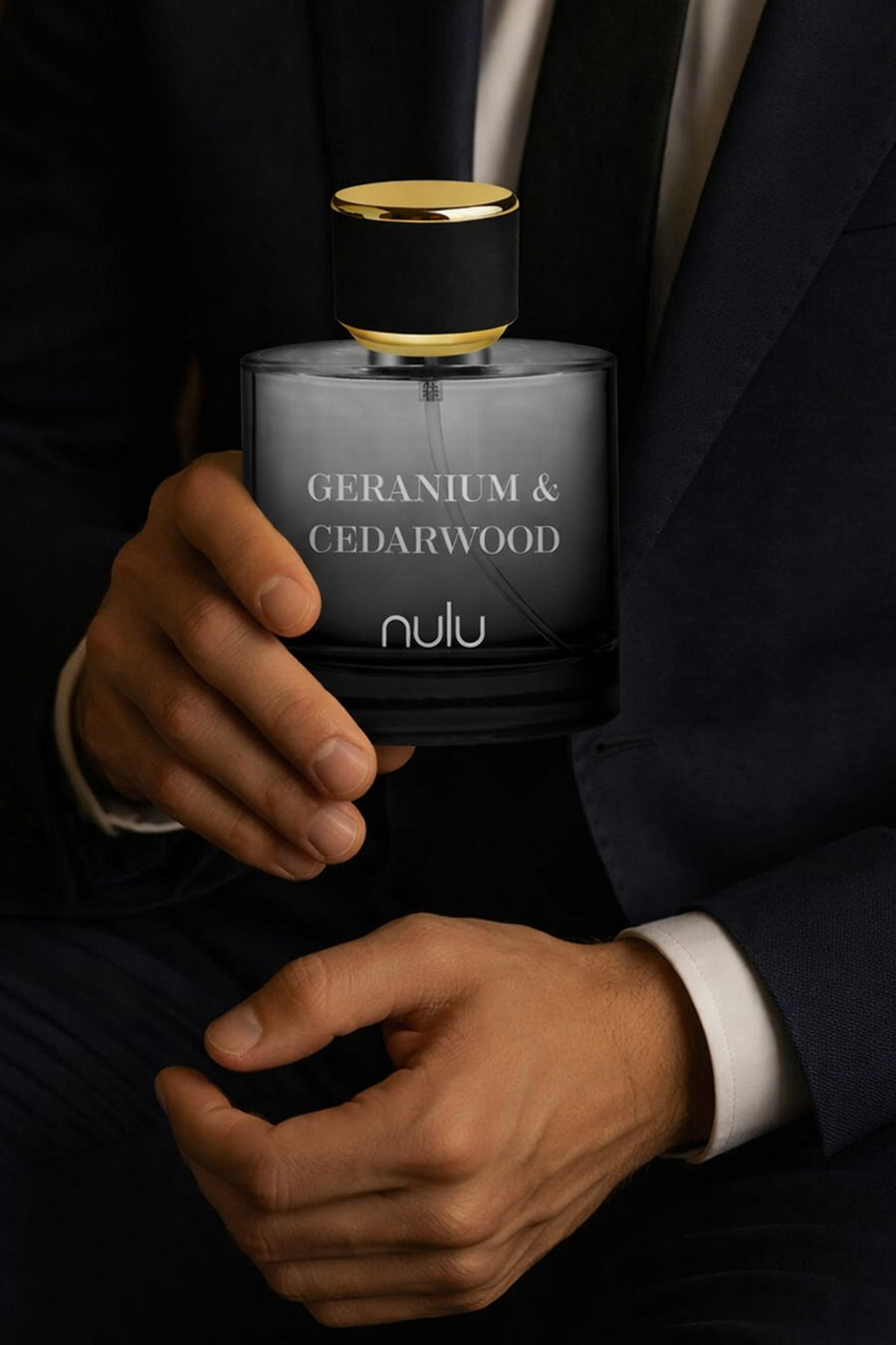 Nulu Geranium & Cedarwood Erkek Parfüm 100ml — Siyah