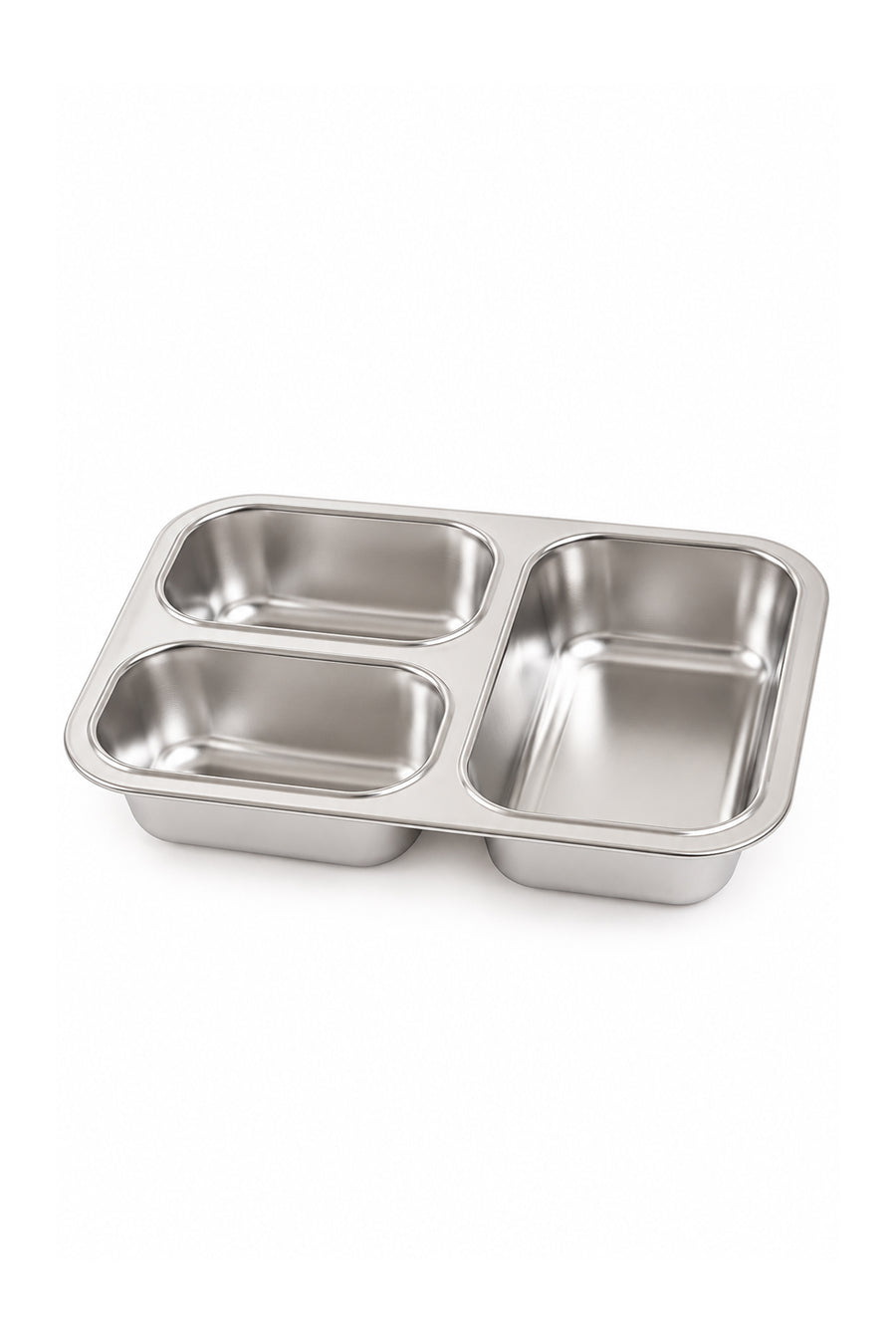 Vagonlife Lunch Box 620 ML Tek Kat Üç Bölmeli Metal Kaşıklı Yeni Nesil Sefer Tası — Lila