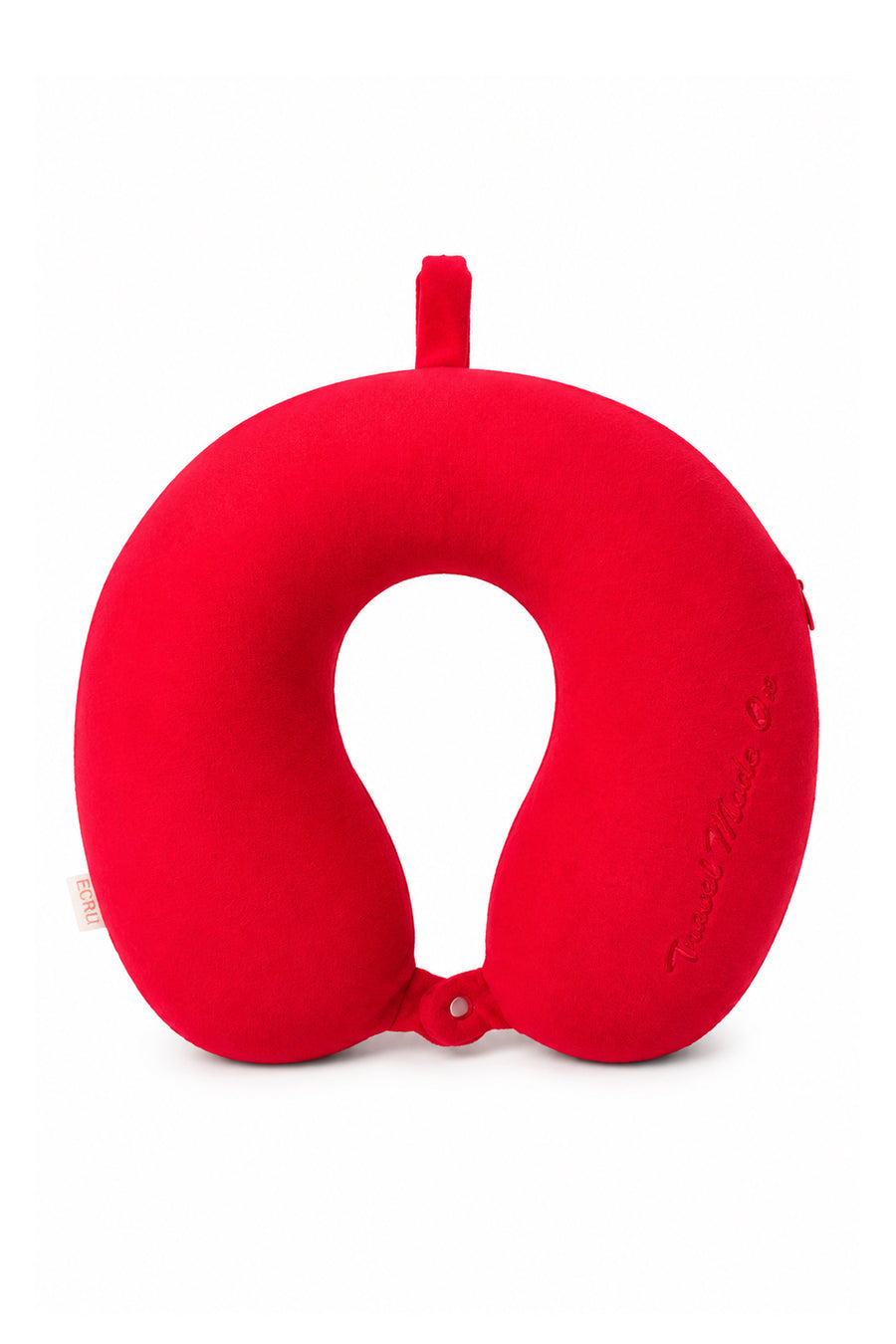 Moontoys Oval Basic Seyahat Boyun Yastığı Kırmızı — Kırmızı