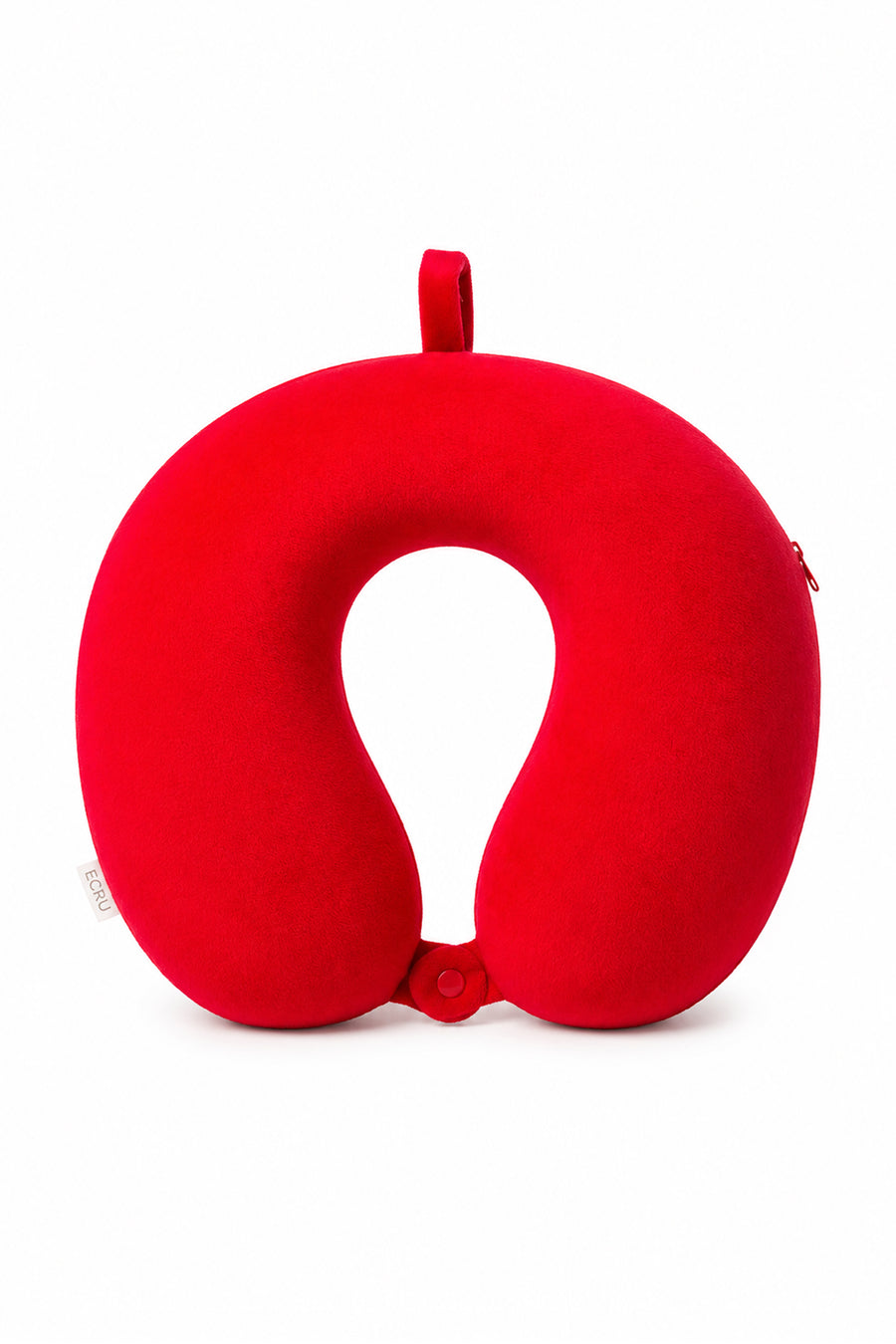 Moontoys Oval Basic Seyahat Boyun Yastığı Kırmızı — Kırmızı