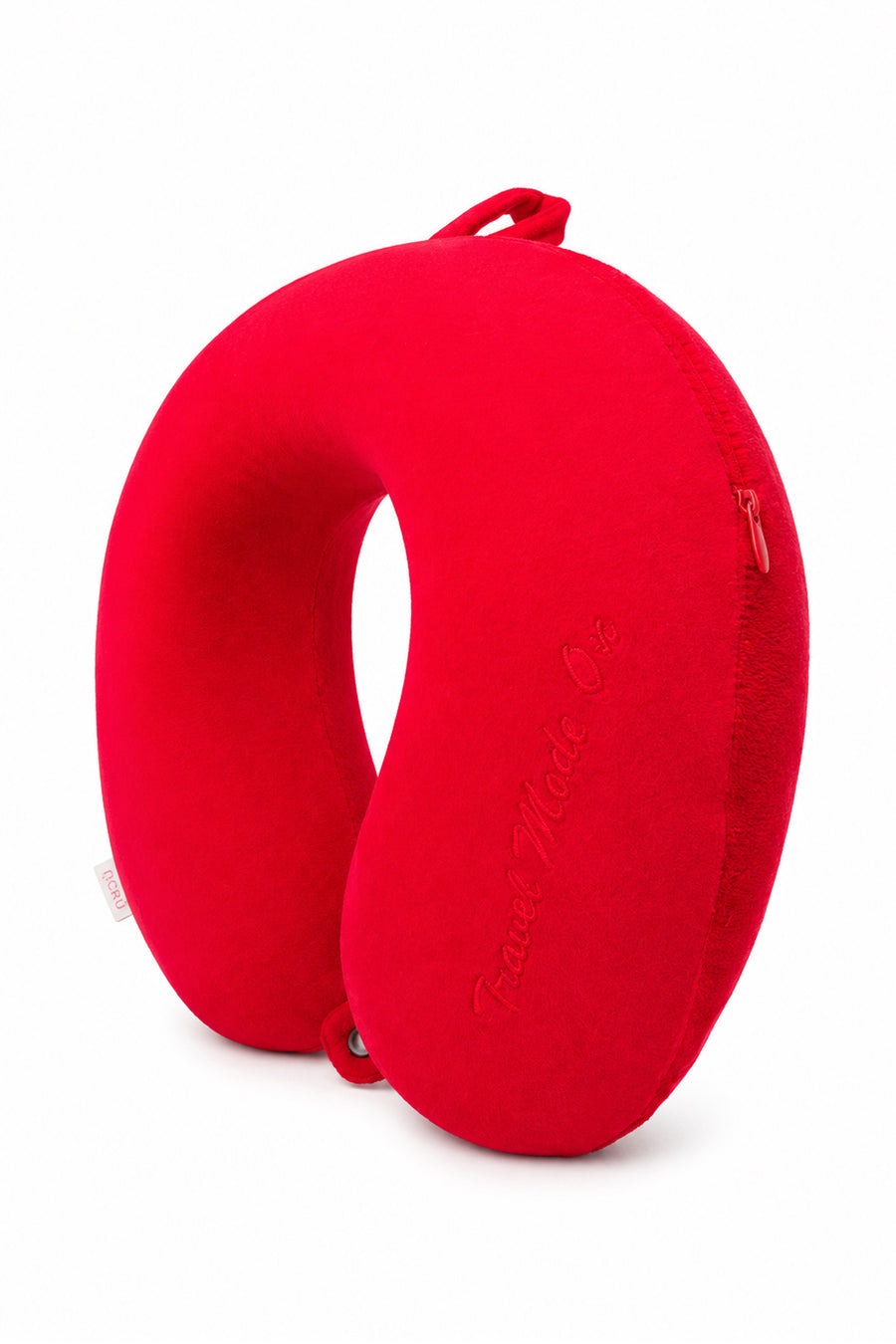 Moontoys Oval Basic Seyahat Boyun Yastığı Kırmızı — Kırmızı