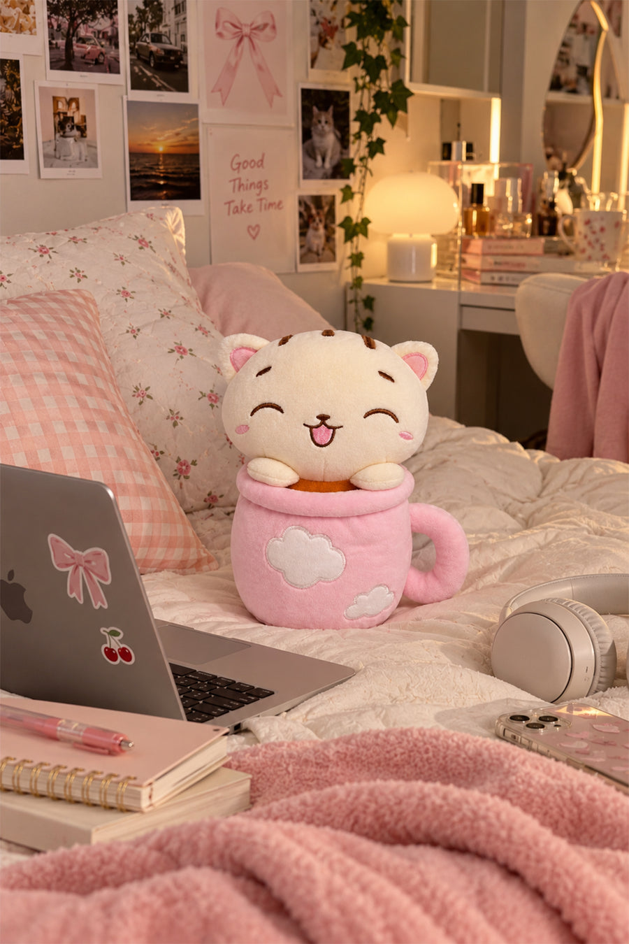 MDL26031252 CupCat 25 cm Pembe — Pembe