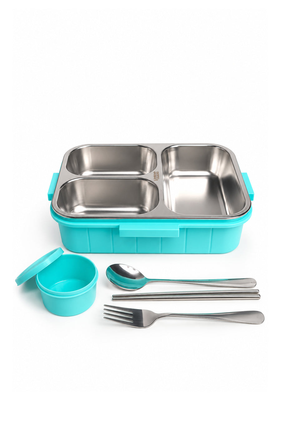 Urbanmate 3 Bölmeli İçi Çelik Saklama Kabı Mint 22.6*16.8*6.5 — Mint