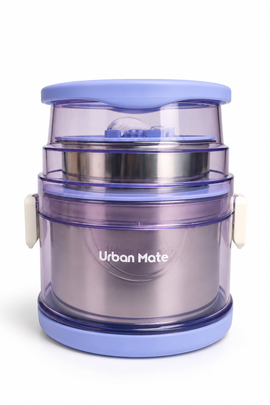Urbanmate Silindir İçi Çelik Saklama Kabı Mor 13*16.5 — Mor