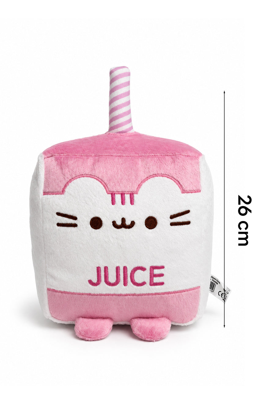 Kedi Desen Meyve Suyu Kutusu Pembe 25 cm — Karma