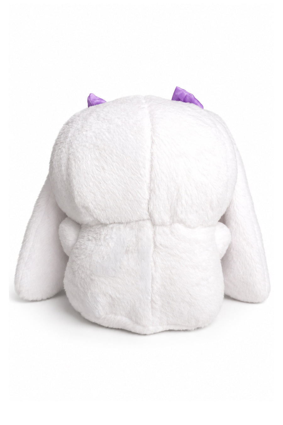 LF Kalp Nakışlı Uzun Kulaklı Tavşan 30 cm Lila — Lila