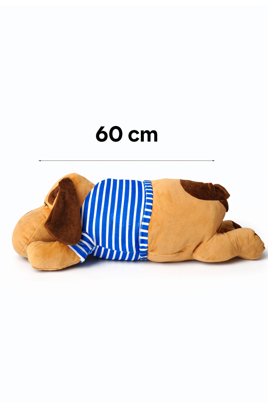 T-Shirt Heart Nose Dog 60 cm Brow — Kahve