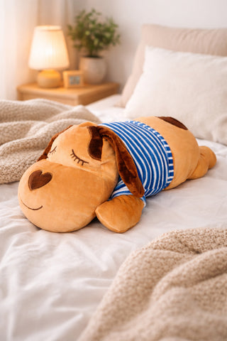 T-Shirt Heart Nose Dog 60 cm Brow — Kahve