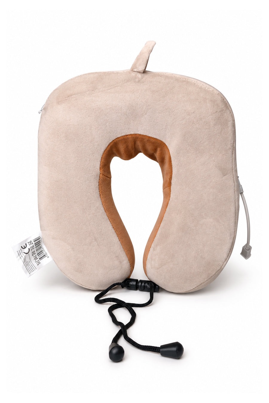 Ecrou Masaj Aletli Memory Foam Boyun Yastığı - Camel — Camel
