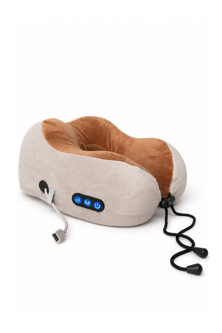 Ecrou Masaj Aletli Memory Foam Boyun Yastığı - Camel — Camel