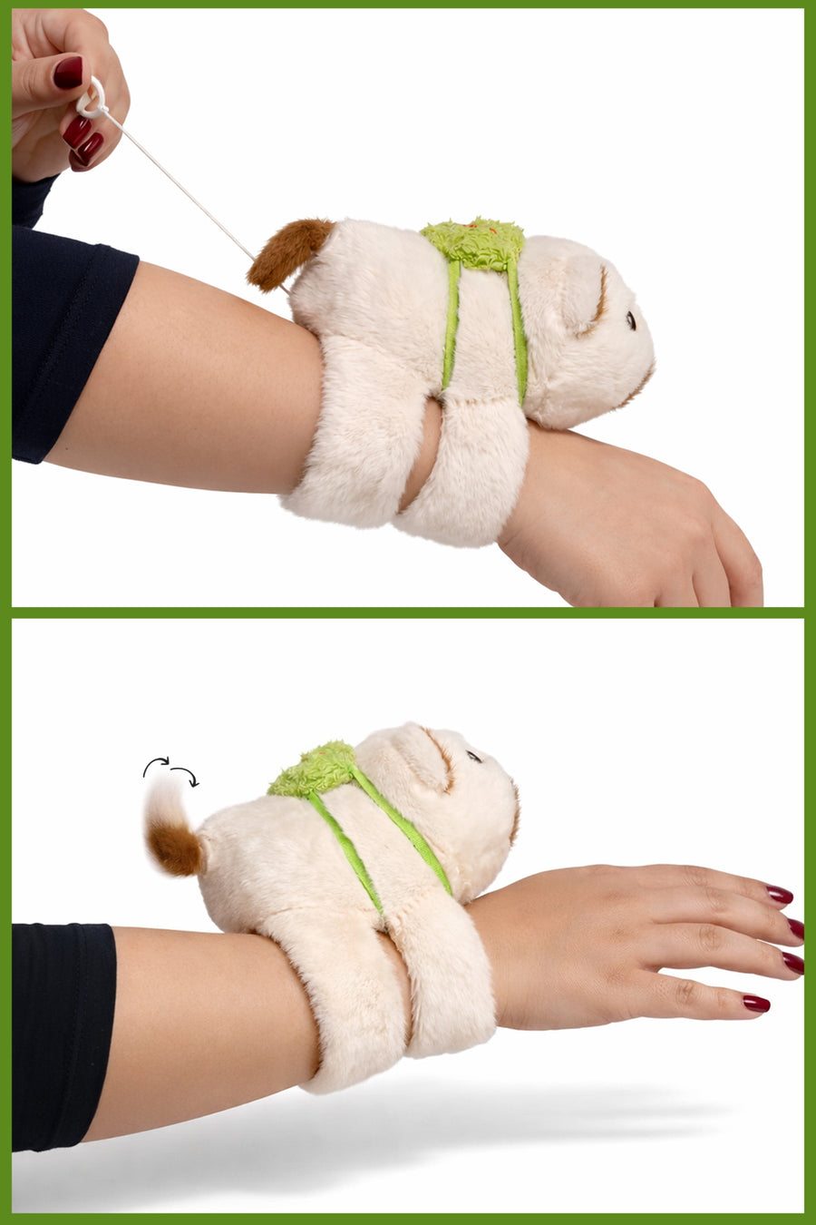 Kuyruğu Dönen, Sarılan Ekru Kapibara Peluş 14 cm — Ekru