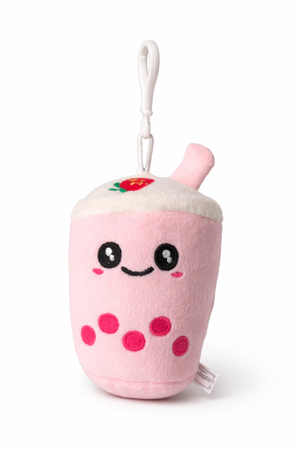 Pembe Bubble Tea Figürlü Charm, Anahtarlık Pembe Bubble Tea Figürlü Charm, Anahtarlık — Pembe