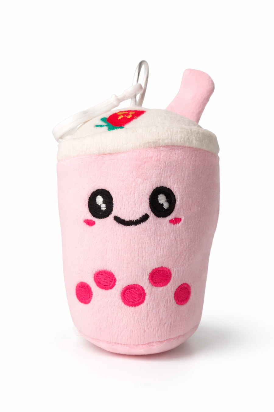 Pembe Bubble Tea Figürlü Charm, Anahtarlık Pembe Bubble Tea Figürlü Charm, Anahtarlık — Pembe
