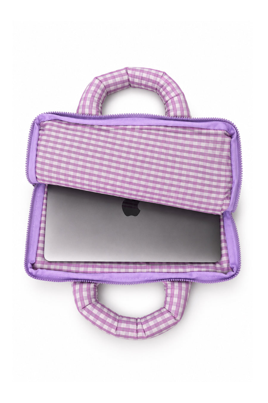 Ecrou Fiyonk Nakışlı Paraşüt Laptop Çantası — Lila