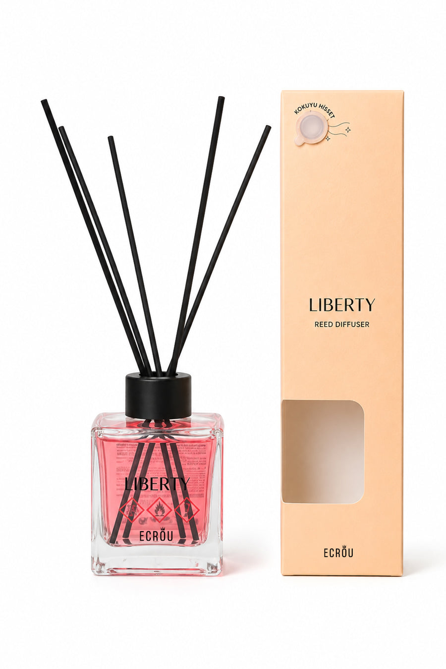 Ecrou Luxury Çubuklu Oda Kokusu Liberty 100 ml — Pembe
