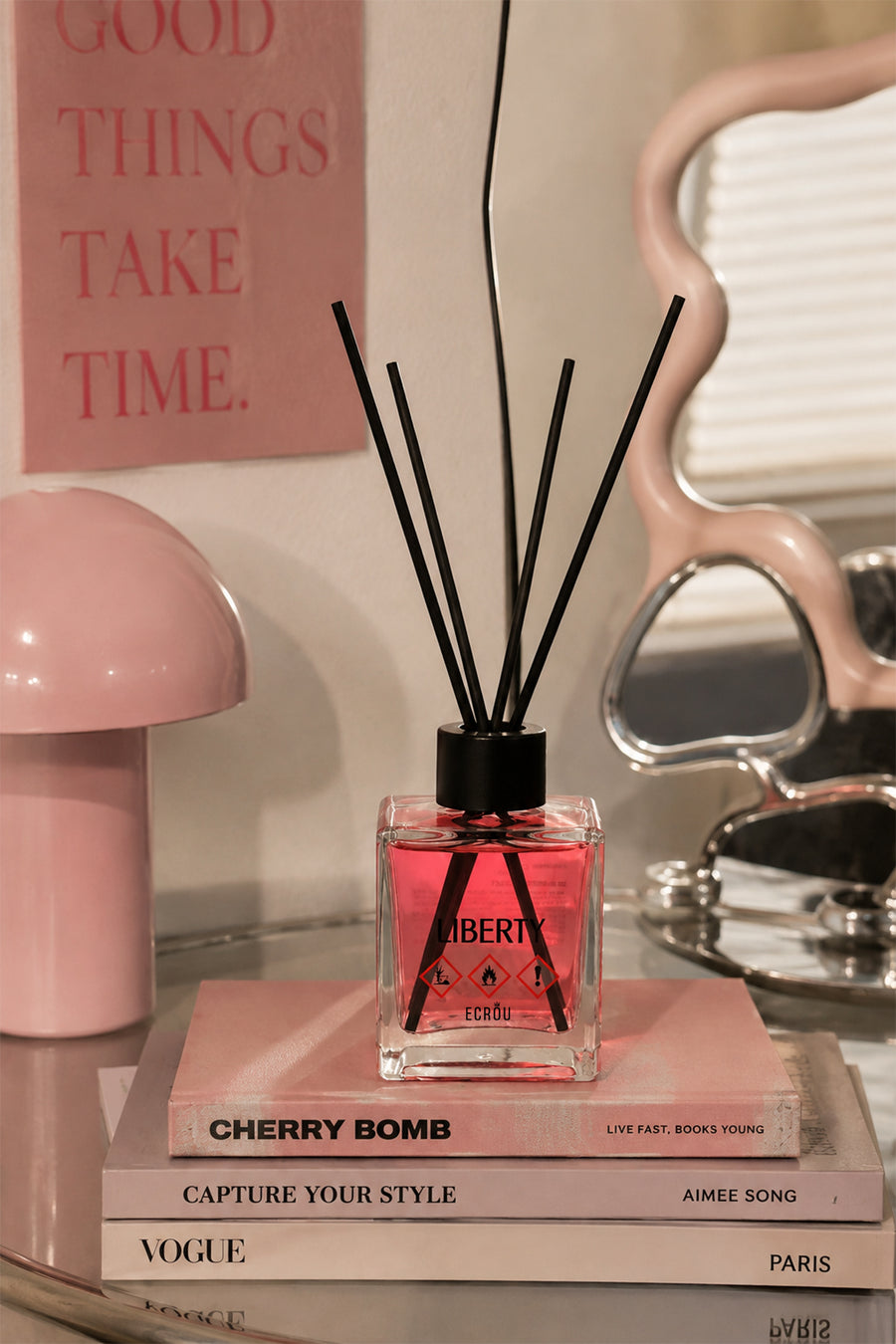 Ecrou Luxury Çubuklu Oda Kokusu Liberty 100 ml — Pembe