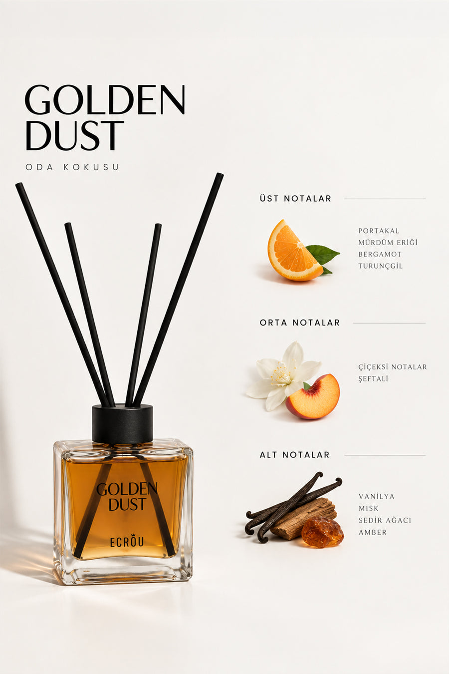 Ecrou Golden Dust Reed Oda Kokusu 100ml — Karma