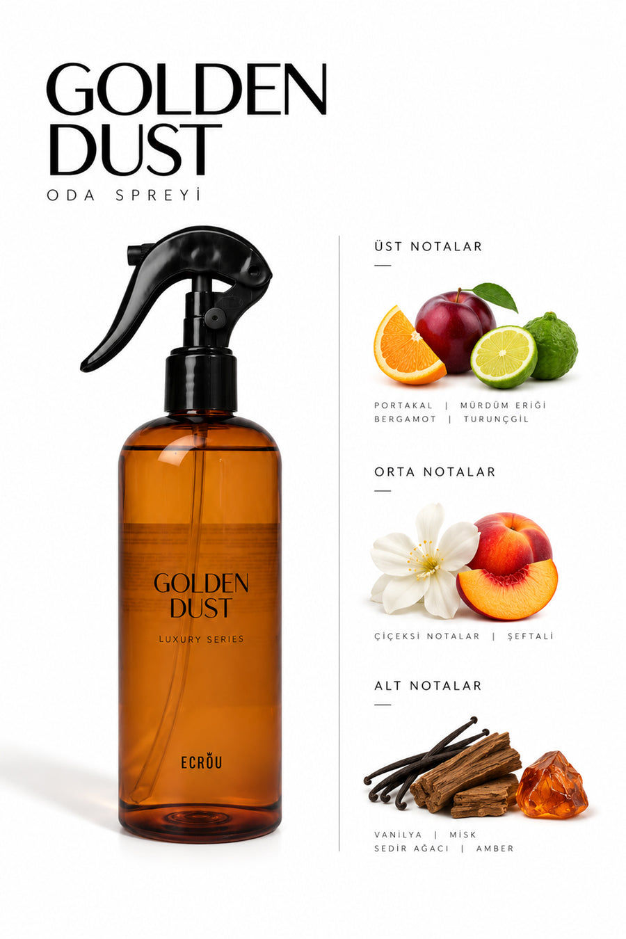 Ecrou Golden Dust Sprey Oda Kokusu 400ml — Karma