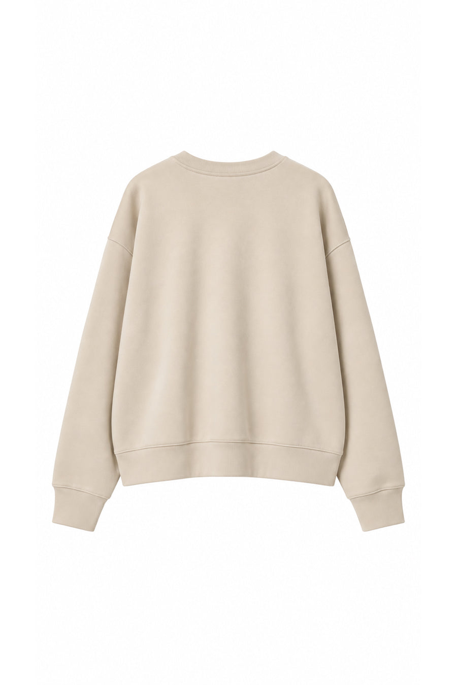 Ecr Teen Kadın Siyah Bisiklet Yaka U Kol Soft Sweatshirt — Bej